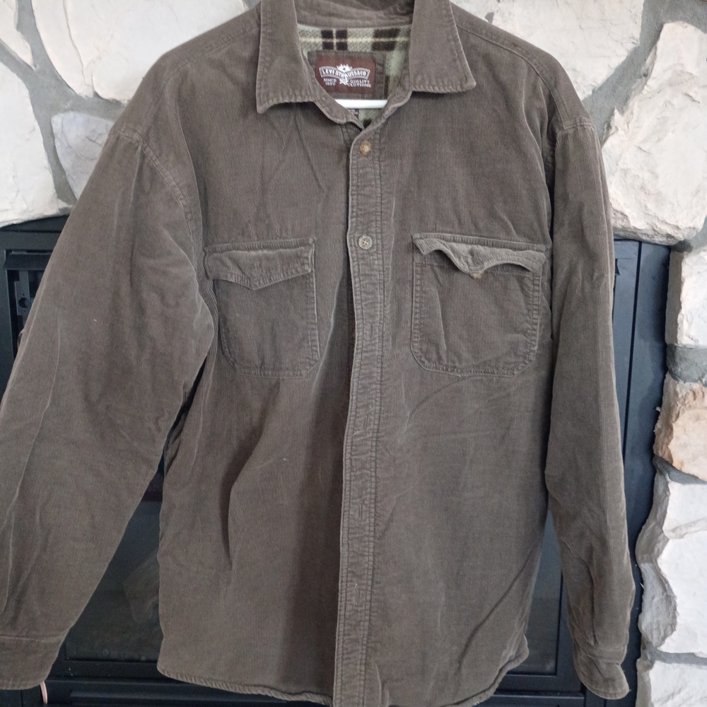 Corduroy Workshirt Jacket - Green